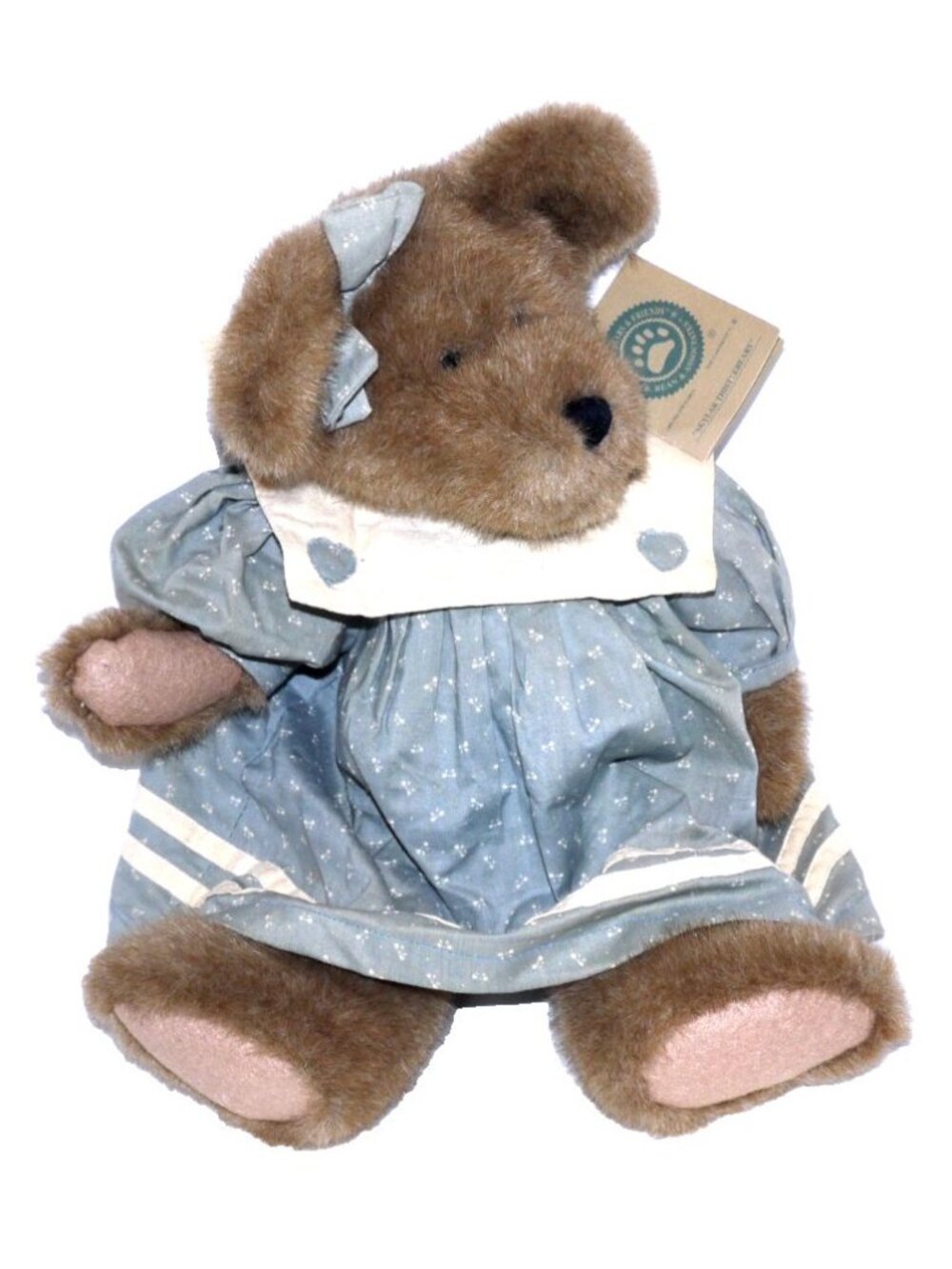 Boyds Bears Skylar Thistlebeary weighted 16" brown bear stuffed plush 1999